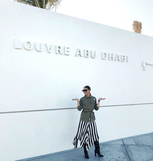 Olivia Palermo in The Louvre Abu Dhabi 